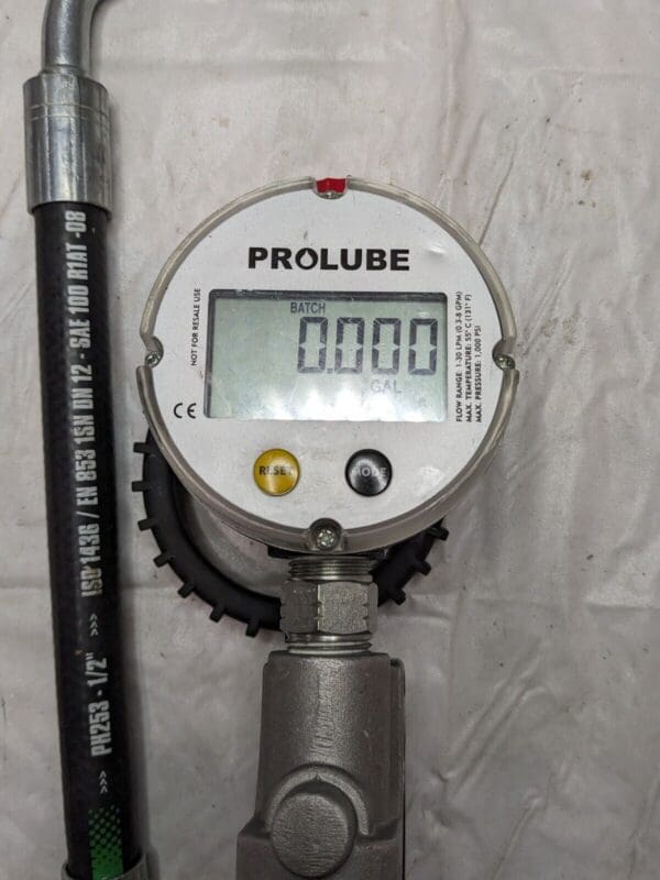 Pro-Lube Electronic Oil Gun, Control Valves & Meters, OM200/OGN/FBM/N USED