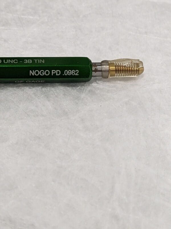 GF GAGE Plug Thread Gage: #4-40 Thread, 3B, Go & No Go W0112403BS