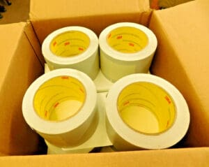 BOX of 16 ROLLS 3M Vinyl Film Tape 33515 Gray 15 mil 3" x 10 yd 70006752136