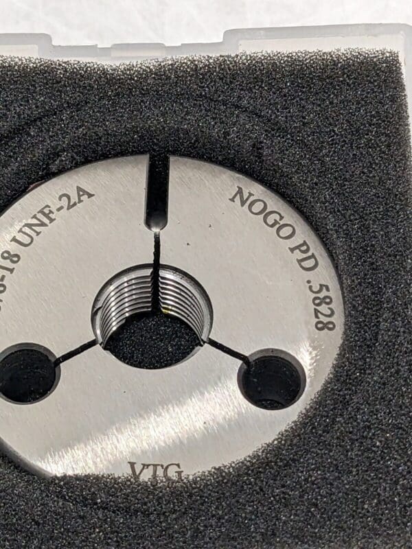 Vermont Gage No Go Single Ring Thread Gage 5/8-18 UNF 2A 361148030