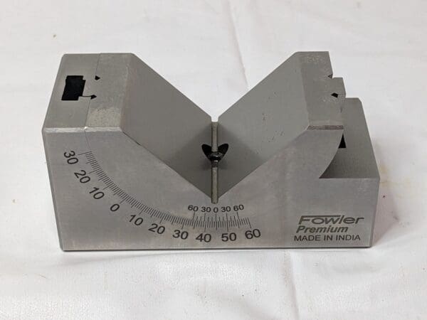 Fowler Adjustable V-Block 3-3/4" OAL X 1-3/4" OAW X 2" OAH 12367 52-585-090-0