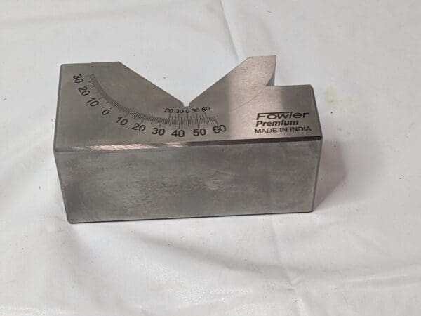 Fowler Adjustable V-Block 3-3/4" OAL X 1-3/4" OAW X 2" OAH 12367 52-585-090-0