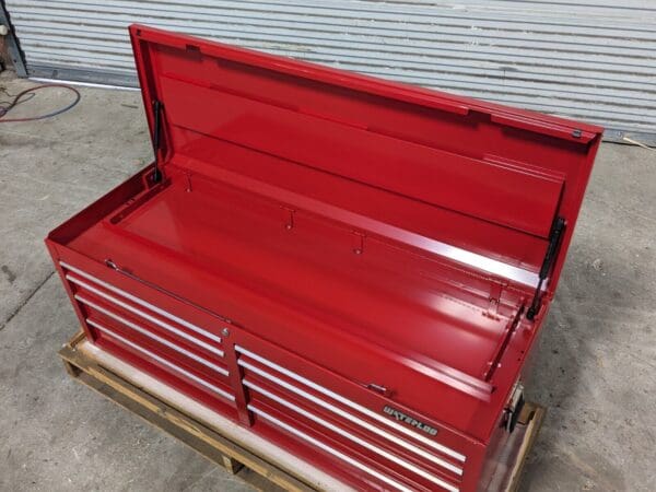 Waterloo Top Chest Tool Box 8-Drawer 52" W x 18" D 20" H Steel Red PCH-528RD