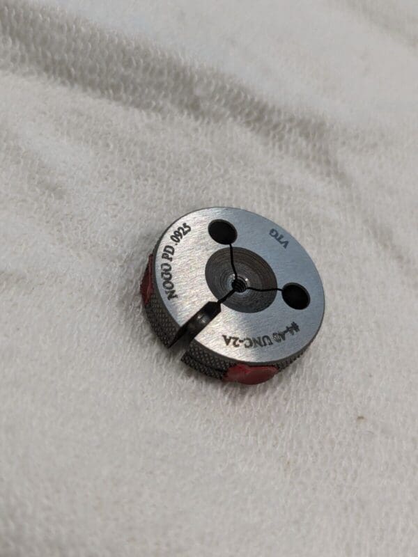 VERMONT GAGE Threaded Ring Gage: #4-40 Thread, UNC, No Go 361110030