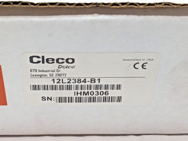 Cleco Dotco Belt Sander 12-23 Series 20000 RPM 12L2384-B1