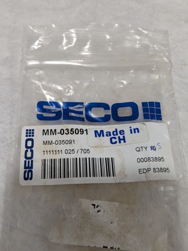 SECO Milling Tip Insert Shank Sleeve Qty 5 00083895