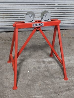 Ridgid Pipe Stand w/ Adjustable Steel Roller Heads 1/4" to 36" Capacity 64642