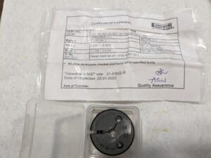 SPI Threaded Ring Gage: 1/4-28 Thread, Class 2A no go 23-153-0