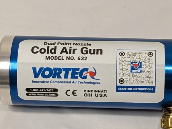 Vortec Dual Nozzle Cold Air Gun 632 INCOMPLETE