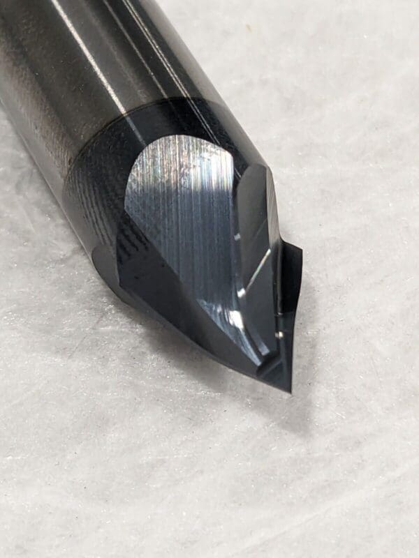 HARVEY TOOL Chamfer Mill: 1/2" Dia, 4 Flutes, Solid Carbide 3" OAL 889732-C3