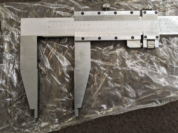 Heavy Duty Long Jaw Vernier Caliper 0 to 80" Range 0.001" Graduation Damaged