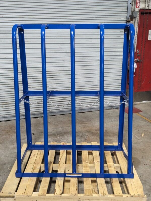 Vestil Vertical Bulk Storage Rack 4 Bay 60" H x 48" W x 24" D SSRT-47 Damage