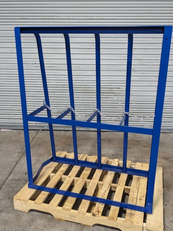 Vestil Vertical Bulk Storage Rack 4 Bay 60" H x 48" W x 24" D SSRT-47 Damage