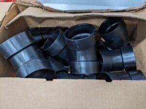 NIBCO lot of 10 4inch elbow fittings abs 5806