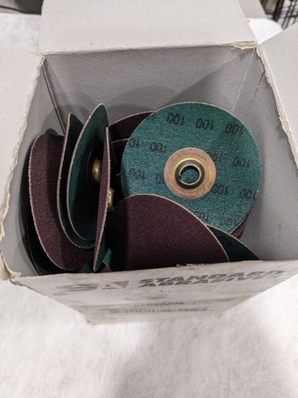 SA Quick-Change Disc: TSM, 3″ Dia, 100 Grit, ZA, Coated Qty 50 7100074485