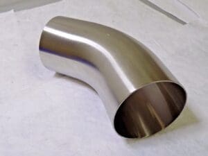 VNE Long Tangent Elbow T304 Stainless Steel 45º Butt Weld Connection E2KS4.0