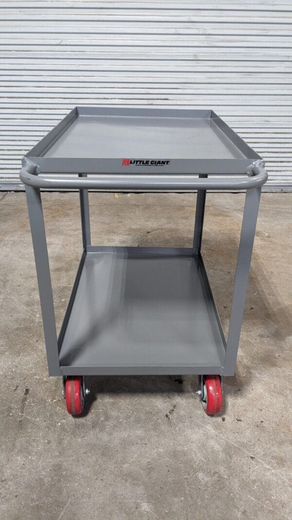 LITTLE GIANT Shelf Utility Cart Steel Gray (2) Swivel Wheels LGL-2436-6PY Repair