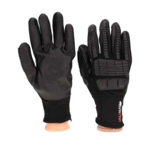 Mad Grip Work Gloves: Size XL, Nitrile-Coated Nitrile & Nylon Qty 48 MSCEIFNXL