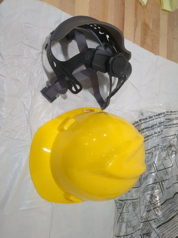 MSA 7pk Hard Hat Impact Resistant V-GardSlotted Cap Type 1 Class E 4-Point475360