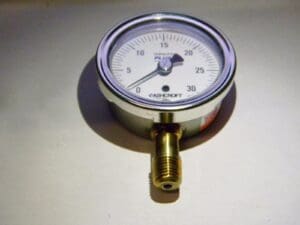 Ashcroft Pressure Gauge 2-1/2" x 1/4" 0 to 30 psi 94577XLL