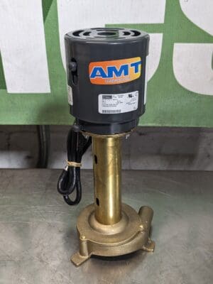 AMT Bronze Coolant Recirculating Pump 8 Gal/min. 1/25 HP 230v 4231-97 Damaged