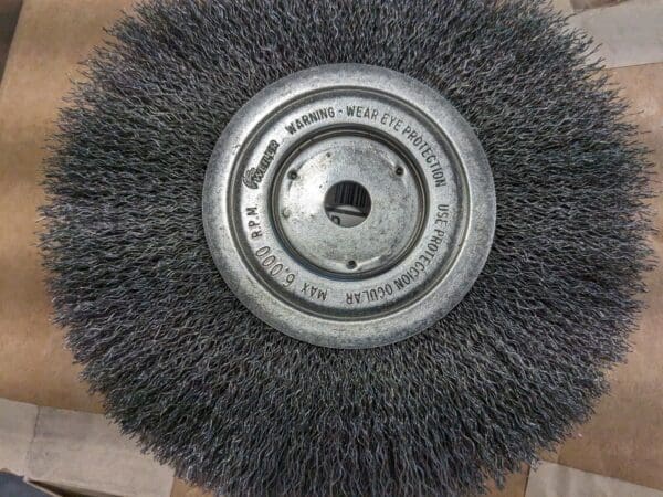 WEILER Wheel Brush: 8" Wheel Dia, Crimped 01175