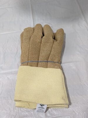 NATIONAL SAFETY APPAREL Heat Resist Gloves, Brown, 1 Pair G51PBRW13714