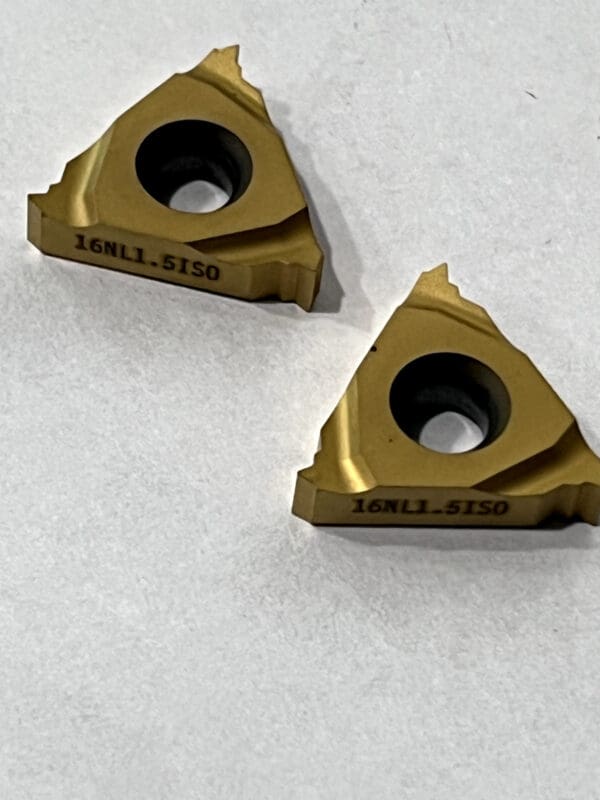 SECO Laydown Threading Insert: 16NL1.5ISO CP500, Carbide QTY 2 00050258