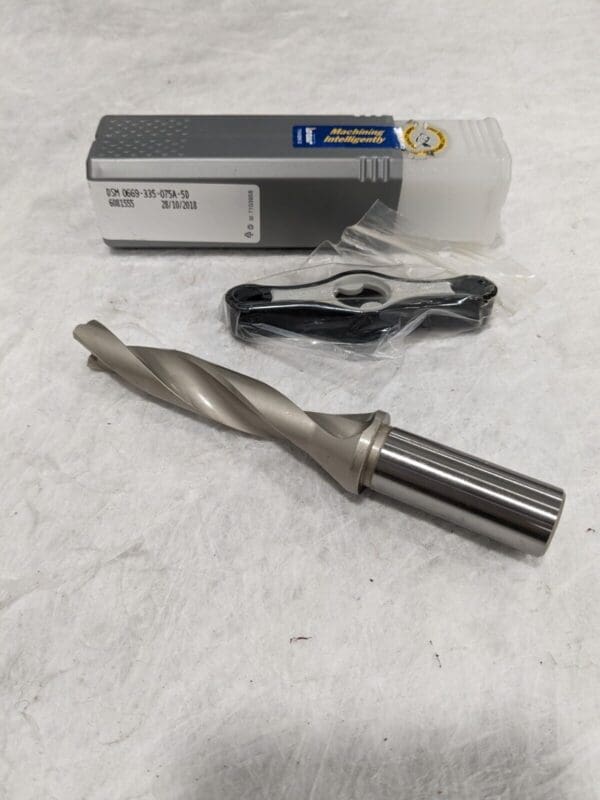 ISCAR Replaceable-Tip Drill: 0.669 to 0.705" Dia, 3.35" Max Depth 3201078