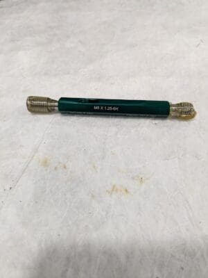 GF GAGE Plug Thread Gage: M8x1.25 Thread, 6H, Go & No Go W0801256HS