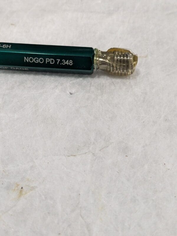 GF GAGE Plug Thread Gage: M8x1.25 Thread, 6H, Go & No Go W0801256HS