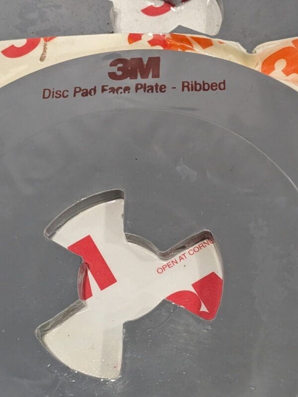 3M Face Plate for Sanding Discs: 5/8-11 Plastic, 7,000 Max RPM Qty 3 45193