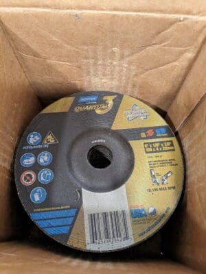 NORTON Grinding Wheel: T27, 6" Dia, 1/8" Thick, 7/8" Hole Qty 19 66252839428