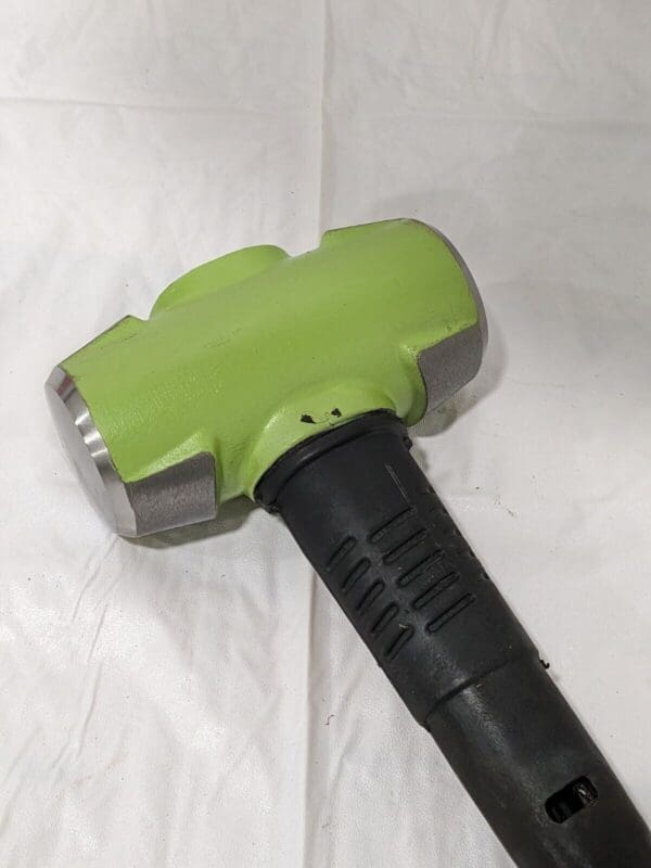 WILTON Sledge Hammer: 1.88" Face Dia Steel Head, Rubber Handle 20616