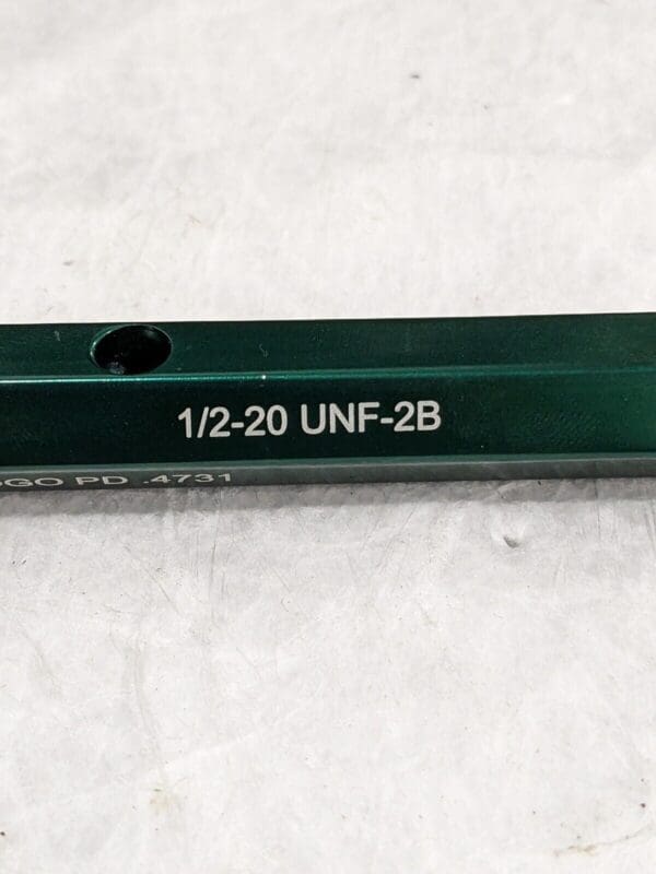 GF GAGE Set Plug Gage: 1/2-20 UNF, No Go Class 2B, 3" Handle W0500202BS