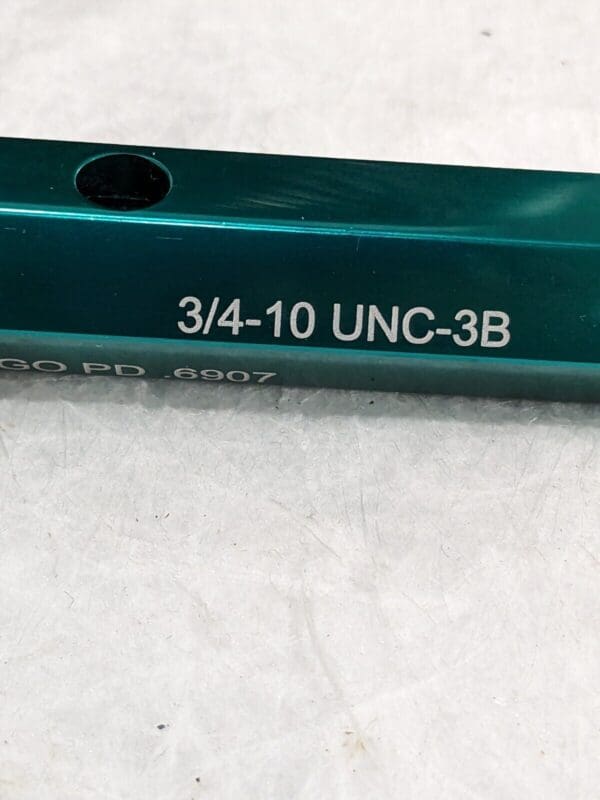 GF GAGE Set Plug Gage: 3/4-10 UNC, No Go Class 3B, 3" Handle HL0750103ANSE