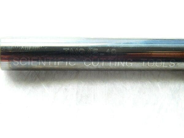 SCT Thread Mill 7/16-18 Thread x 3/8" Shank Diam x 3-1/2" OAL 4FL TM345-18