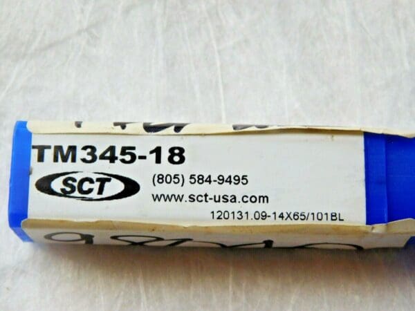 SCT Thread Mill 7/16-18 Thread x 3/8" Shank Diam x 3-1/2" OAL 4FL TM345-18