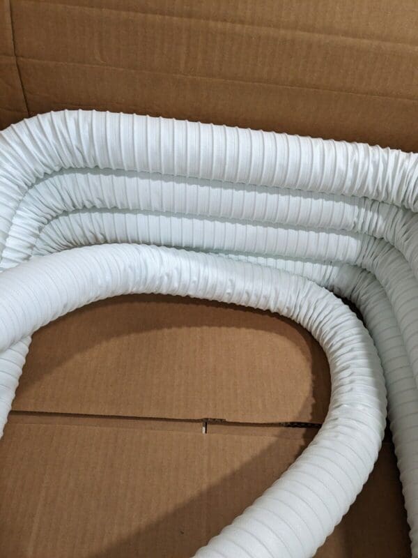 HI-TECH DURAVENT Duct Hose: Acrylic Polyester, 2" ID, 28 psi, 25' 062402000001