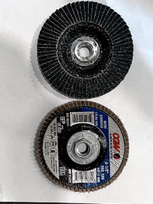 CGW ABRASIVES Flap Disc: 4-1/2" Dia, 36 Grit, Zirconia Alumina, Type 29 QTY 10