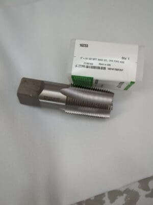 WIDIA Standard Pipe Taps Thread Size (Inch): 1-11-1/2 HSS 2748163