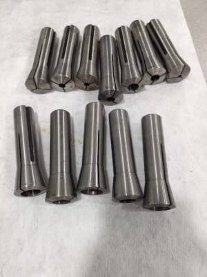 R8 Collet Set: 12 Pc, 1/16 to 7/8" Cap. Increments of 1/16" 231-2114 INCOMPLETE