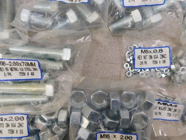 Pro-Grade Zinc Steel Hex Head Cap Screw Component Box 67758573