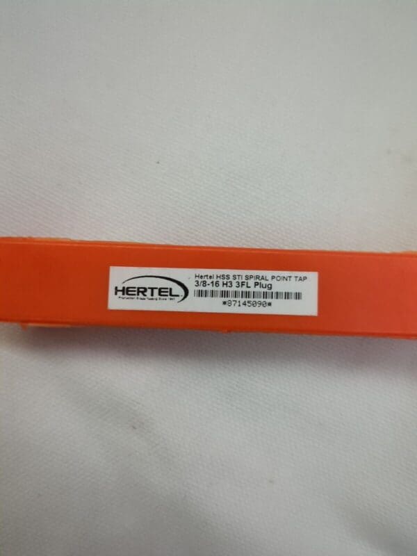 HERTEL Spiral Point STI Tap: 3/8-16 UNC, 3 Fl hss K007074AS