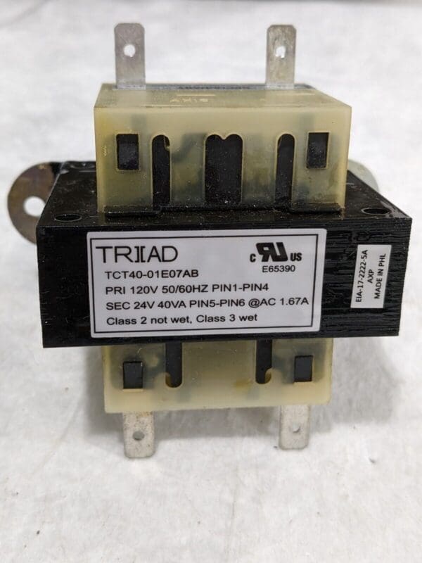 Triad Magnetics PWR XFMR LAMINATED 40VA CHAS MT Qty 6 TCT40-01E07AB