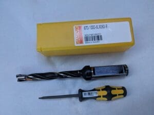 SANDVIKCOROMANT Replaceable-Tip Drill 10 mm Dia, 3.3677"Max Depth 6085524