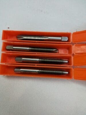 HERTEL Spiral Point STI Taps 4pk: 1/4-20 UNC, 2 Fl HSS K007050AS