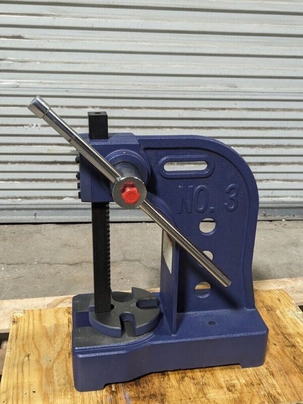 Palmgren Single Leverage Arbor Press 3 Ton Max Pressure 9661301