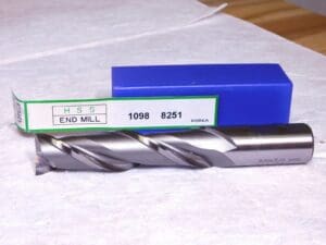 Interstate HSS Sq End Mill 7/8” Dia 2Fl 7/8” Shank Dia RH 5-3/4” OAL 01901560