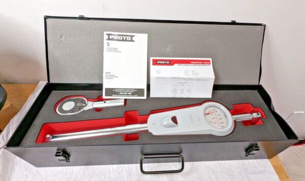 Proto Torque Wrench 1"Drive 300-1800 Ft-Lbs Capacity w/Certificate J6024